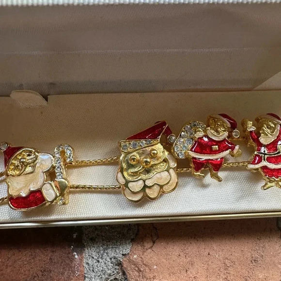 GALLERY DESIGN vintage Christmas bracelet - Picture 4 of 4